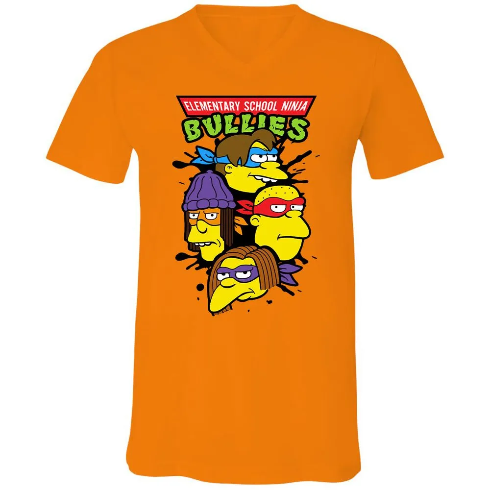Unisex V-Neck T-Shirt - RTVPKV9W - Orange - 11