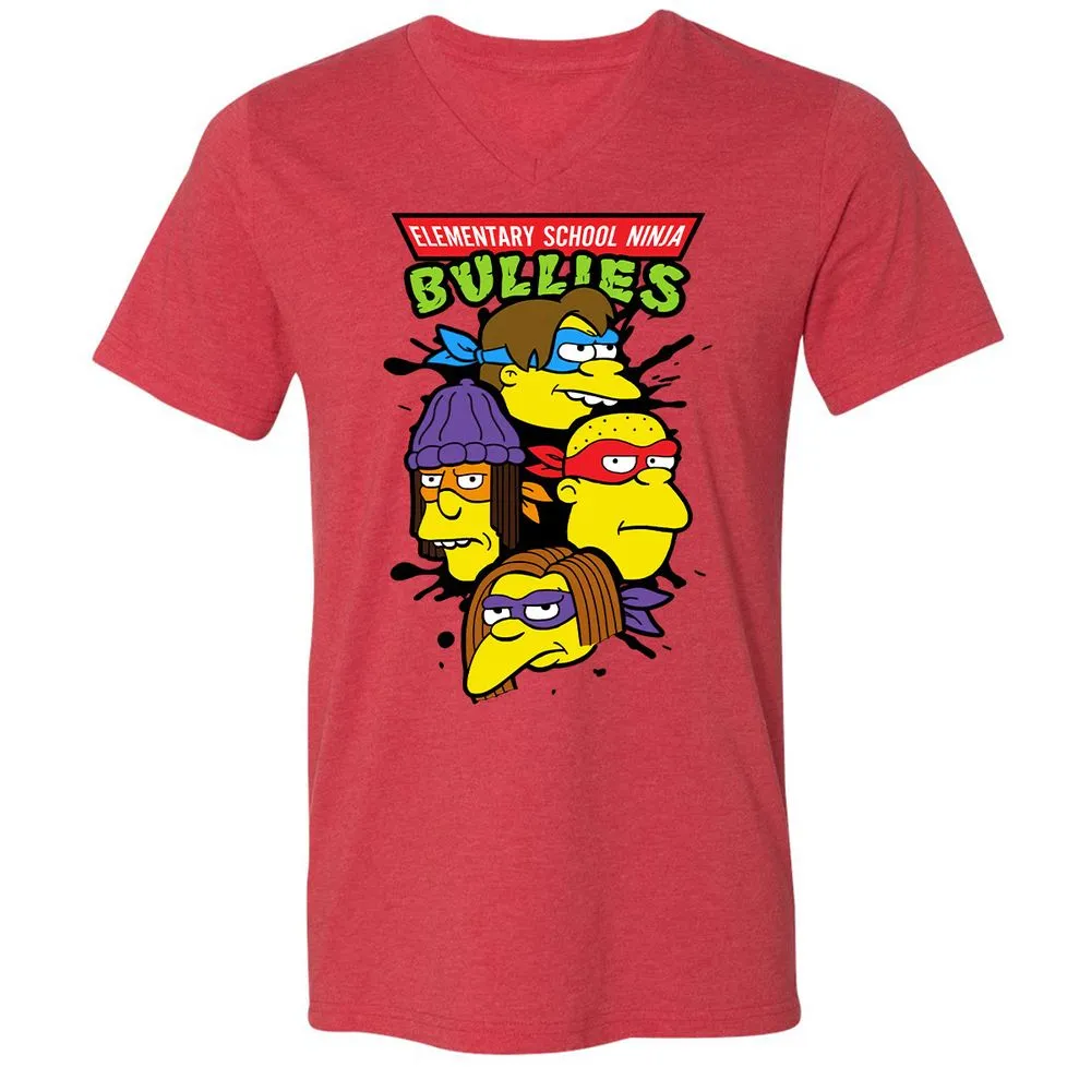 Unisex V-Neck T-Shirt - RTVPKV9W - Heather Red - 16