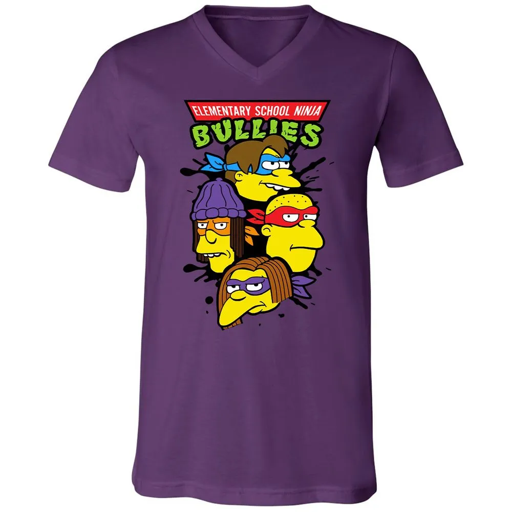 Unisex V-Neck T-Shirt - RTVPKV9W - Team Purple - 9