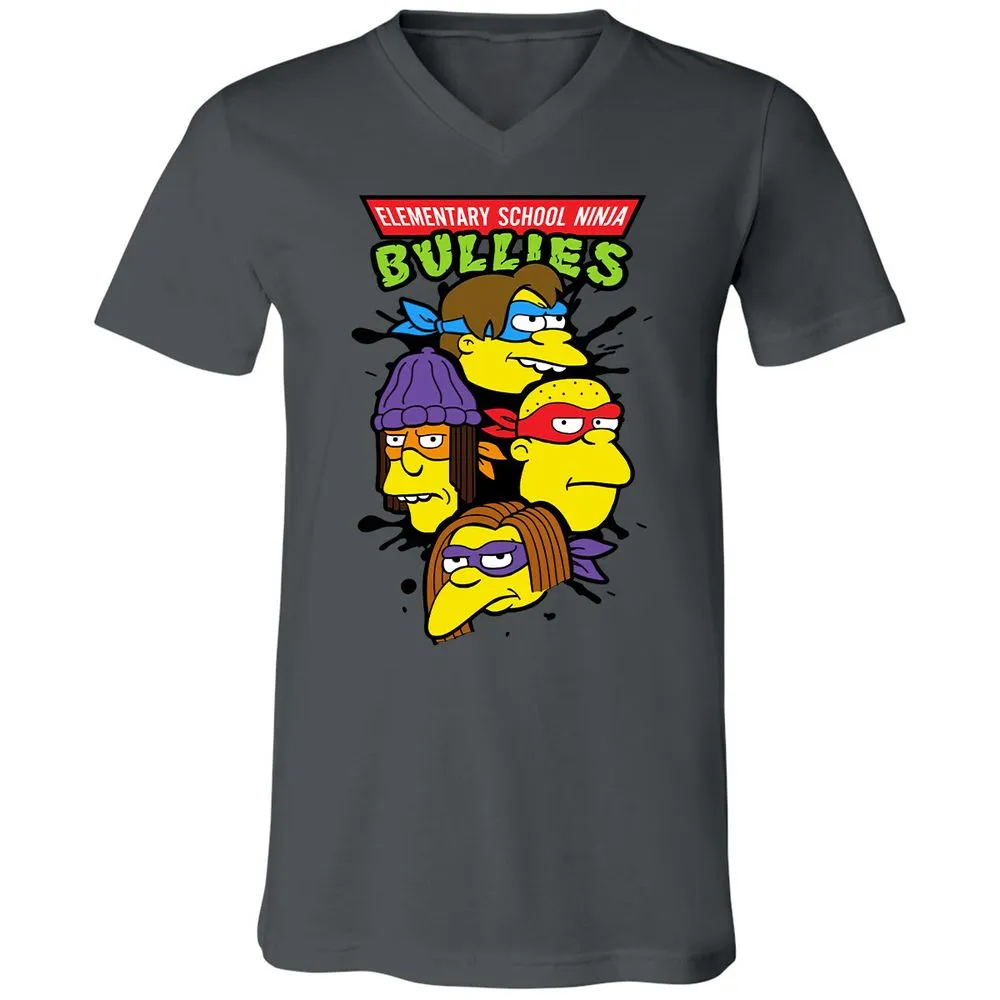Unisex V-Neck T-Shirt - RTVPKV9W - Asphalt - 12