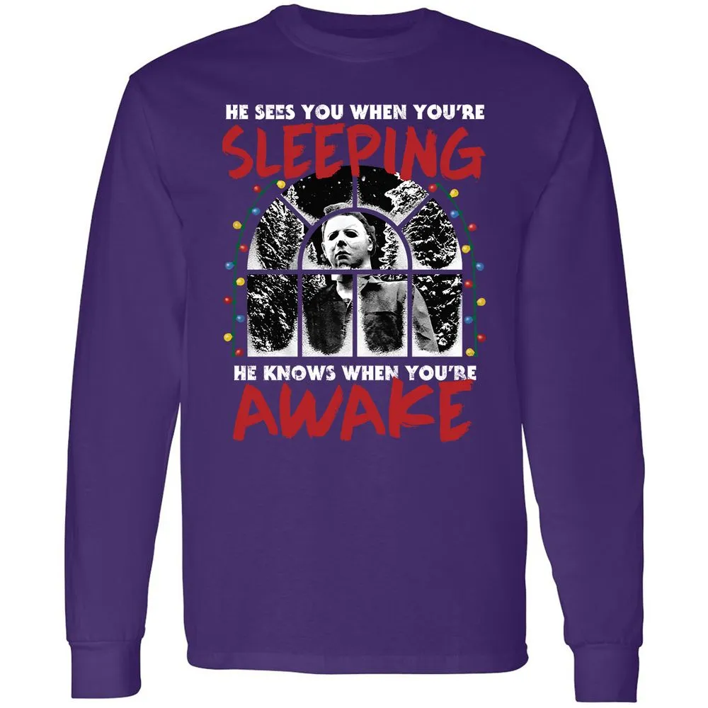Long Sleeve T-Shirt - UN4H8UPA - Purple - 13