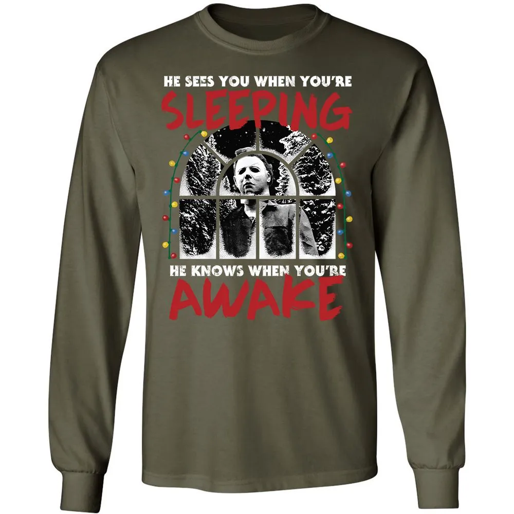 Long Sleeve T-Shirt - UN4H8UPA - Military Green - 16