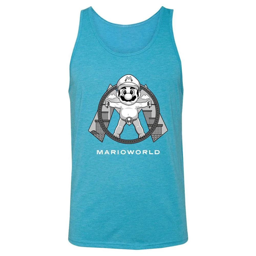 Unisex Jersey Tank - G7YWAB97 - Aqua Triblend - 3