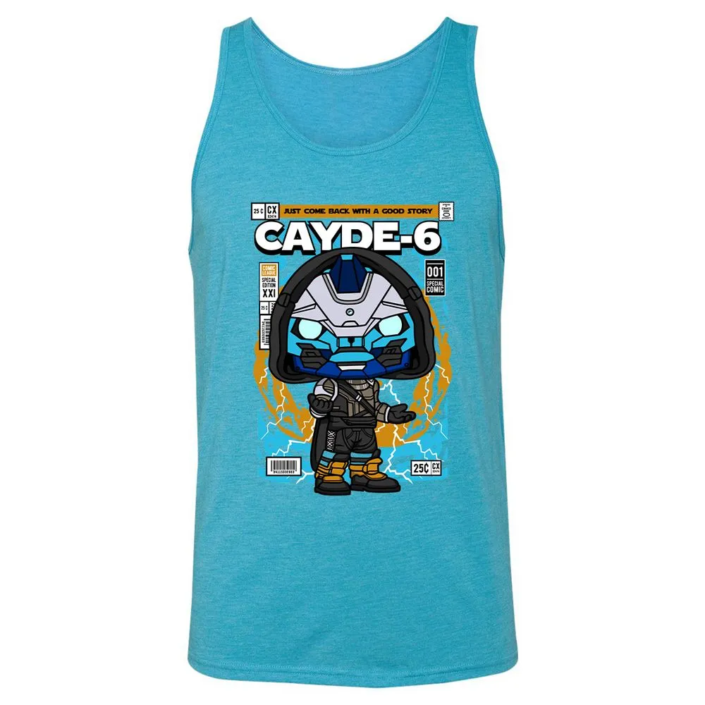 Unisex Jersey Tank - KSXSXKU1 - Aqua Triblend - 3