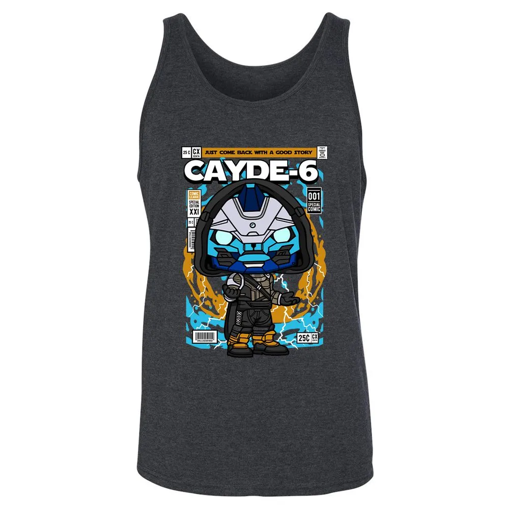 Unisex Jersey Tank - KSXSXKU1 - Dark Grey Heather - 6