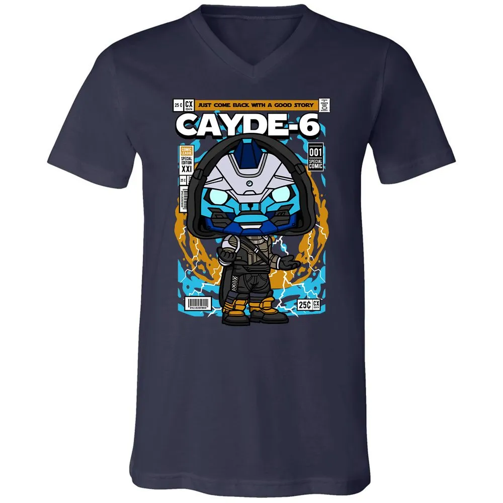 Unisex V-Neck T-Shirt - BBC15D3Q - Navy - 2