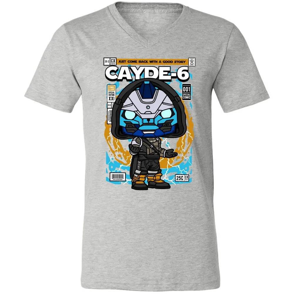Unisex V-Neck T-Shirt - BBC15D3Q - Athletic Heather - 7