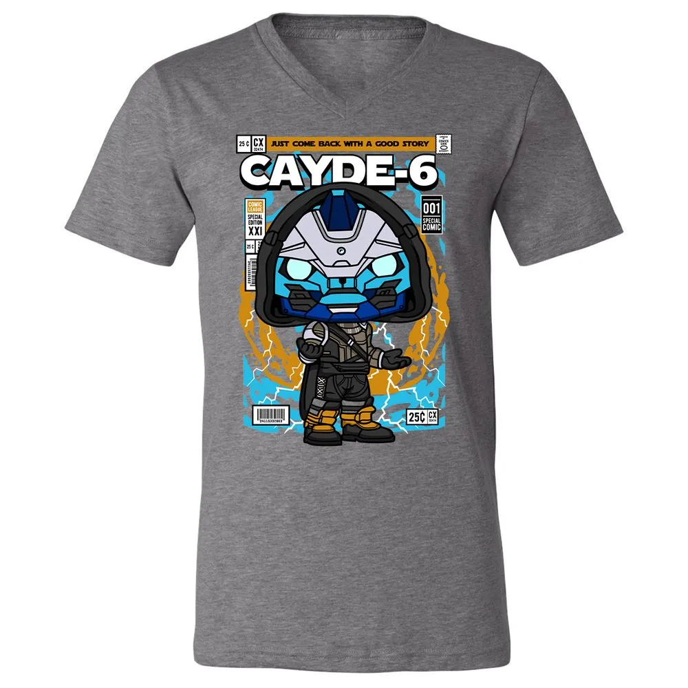 Unisex V-Neck T-Shirt - BBC15D3Q - Deep Heather - 13