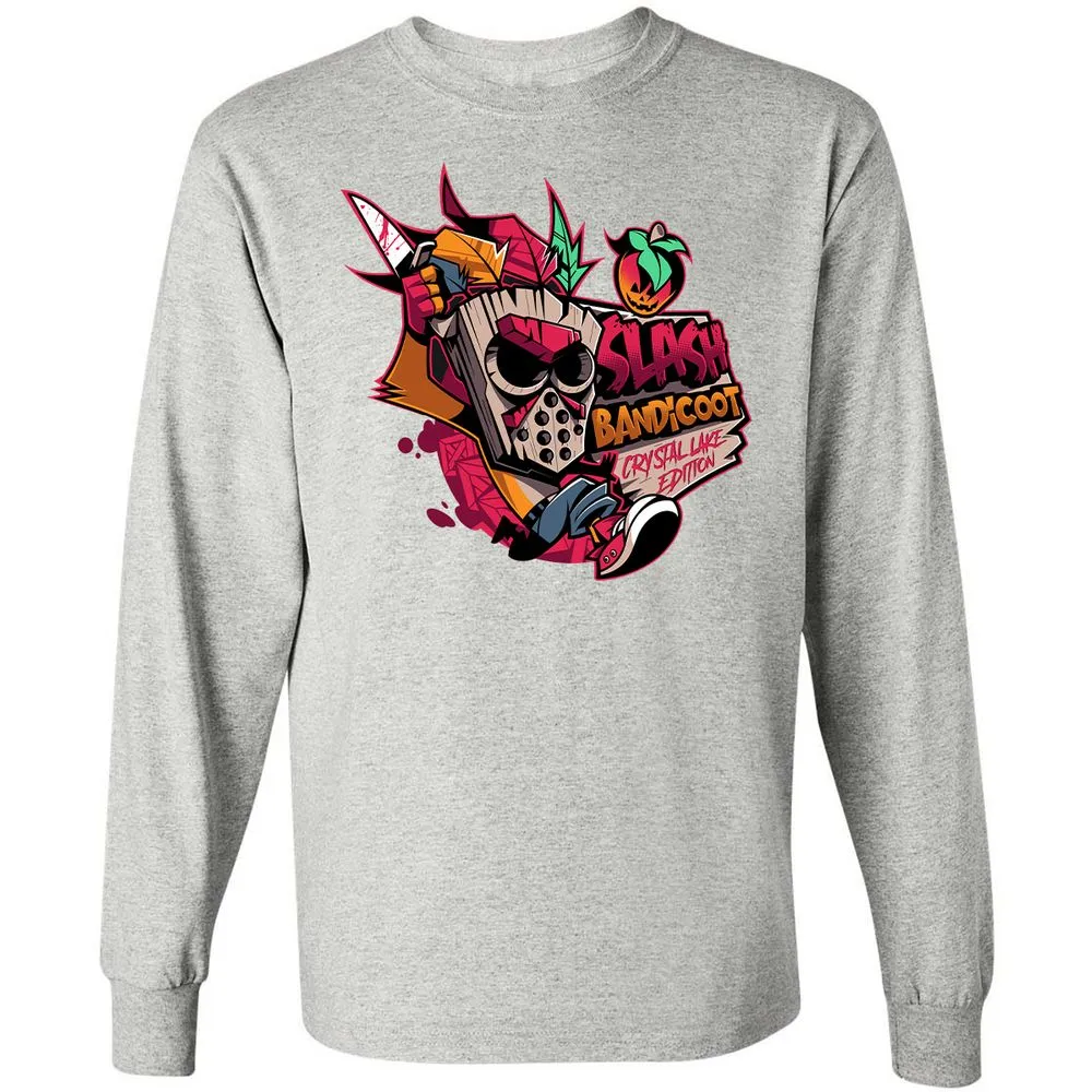 Long Sleeve T-Shirt - FLMZM9L1 - Ash - 7