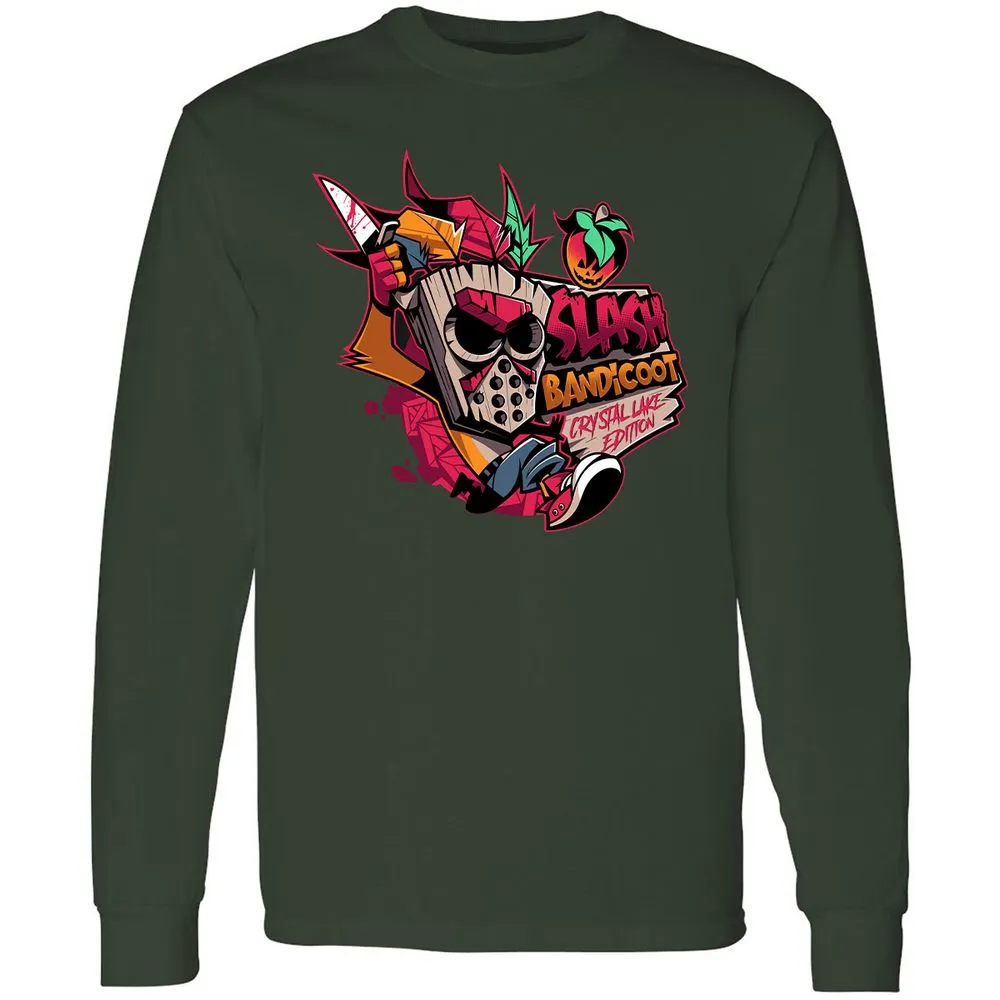 Long Sleeve T-Shirt - FLMZM9L1 - Forest Green - 4