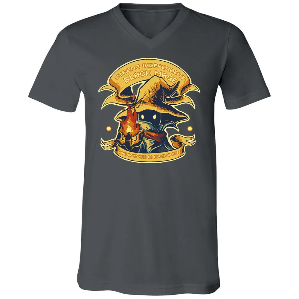 Unisex V-Neck T-Shirt - TA4CN76V - Asphalt - 12