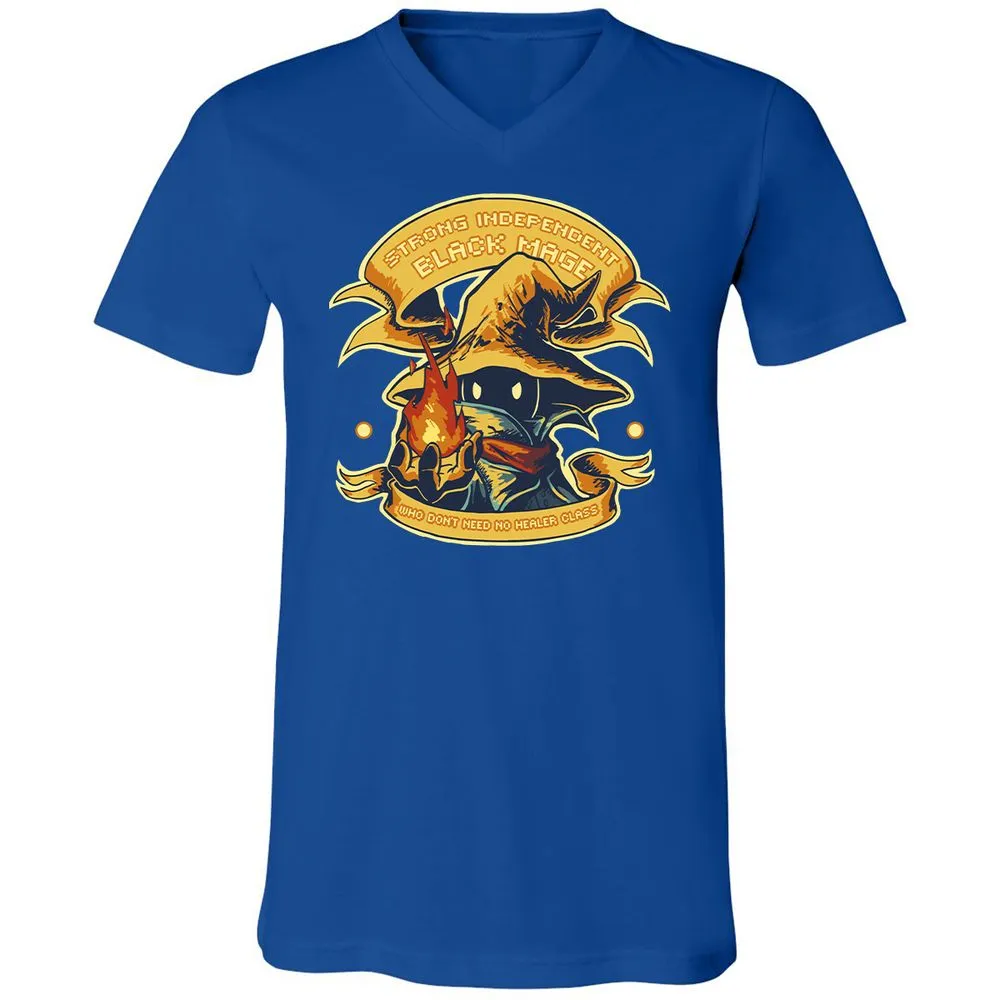 Unisex V-Neck T-Shirt - TA4CN76V - True Royal - 4