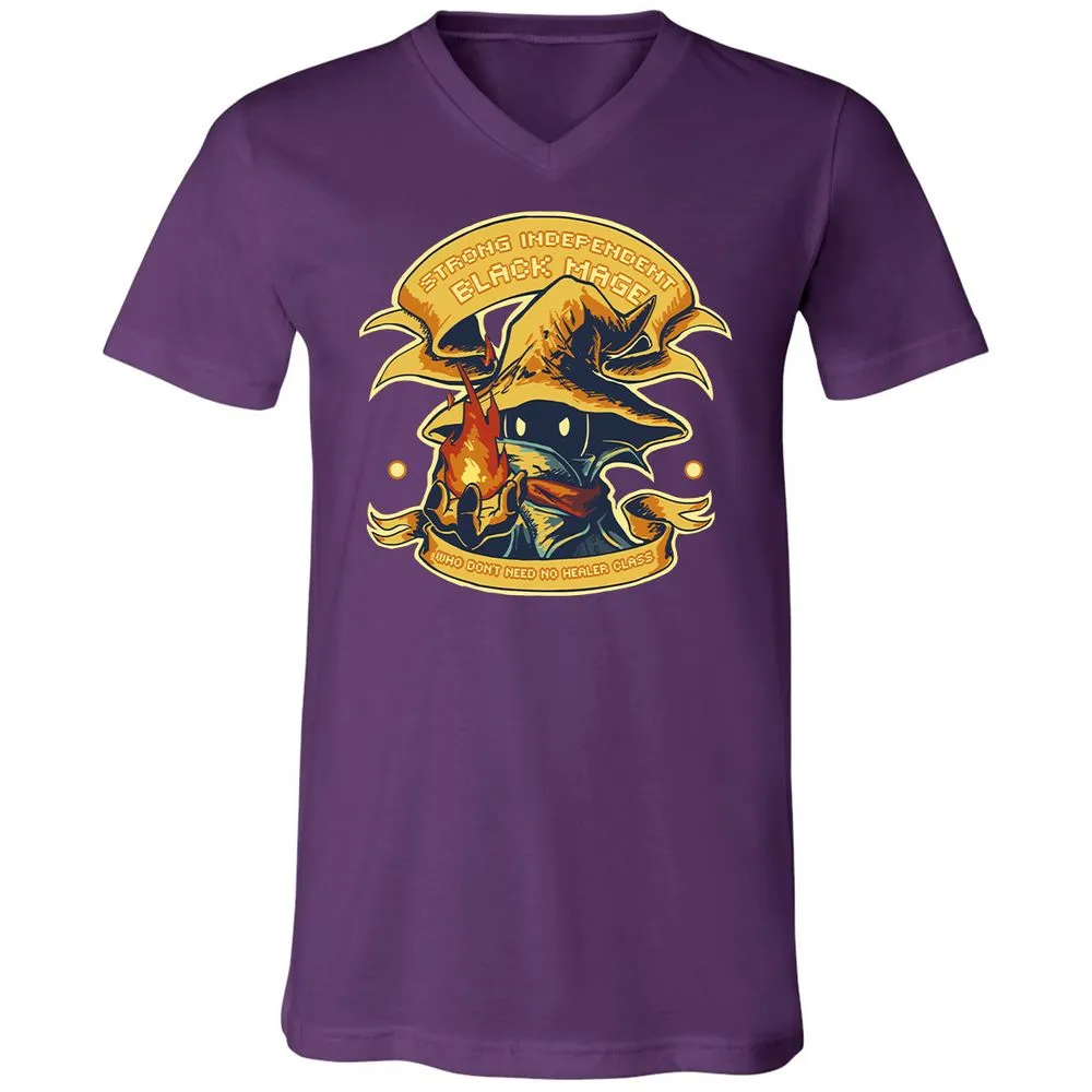 Unisex V-Neck T-Shirt - TA4CN76V - Team Purple - 9