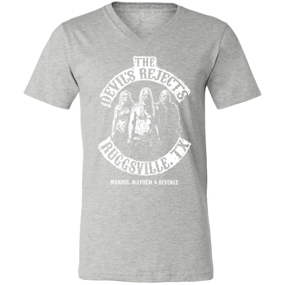 Unisex V-Neck T-Shirt - EX4TWWRT - Athletic Heather - 7