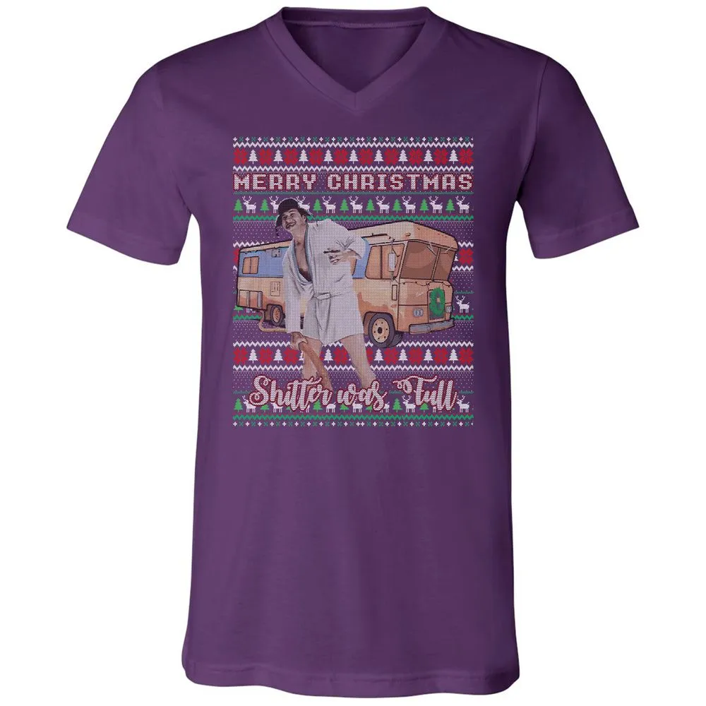 Unisex V-Neck T-Shirt - DX58ZCUD - Team Purple - 9
