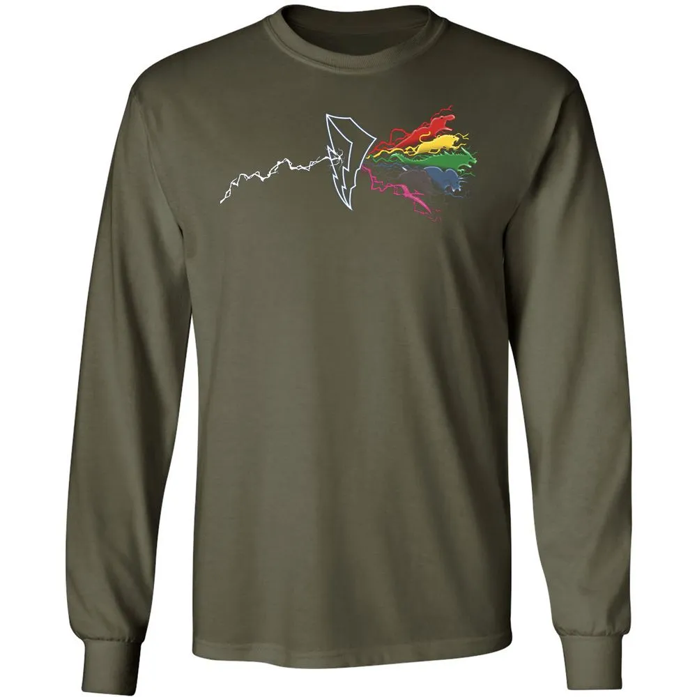 Long Sleeve T-Shirt - 2CVZQHXE - Military Green - 16