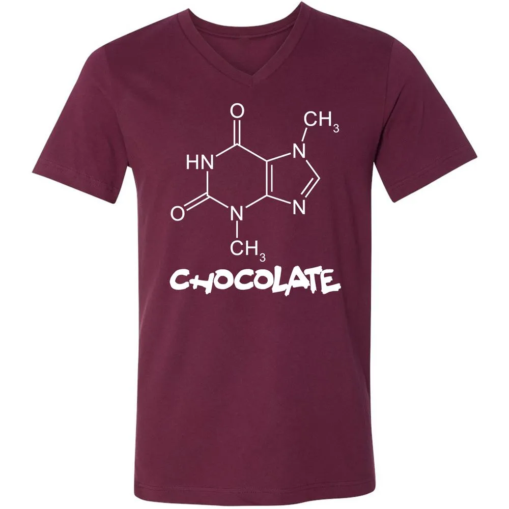 Unisex V-Neck T-Shirt - HFP838JP - Maroon - 6