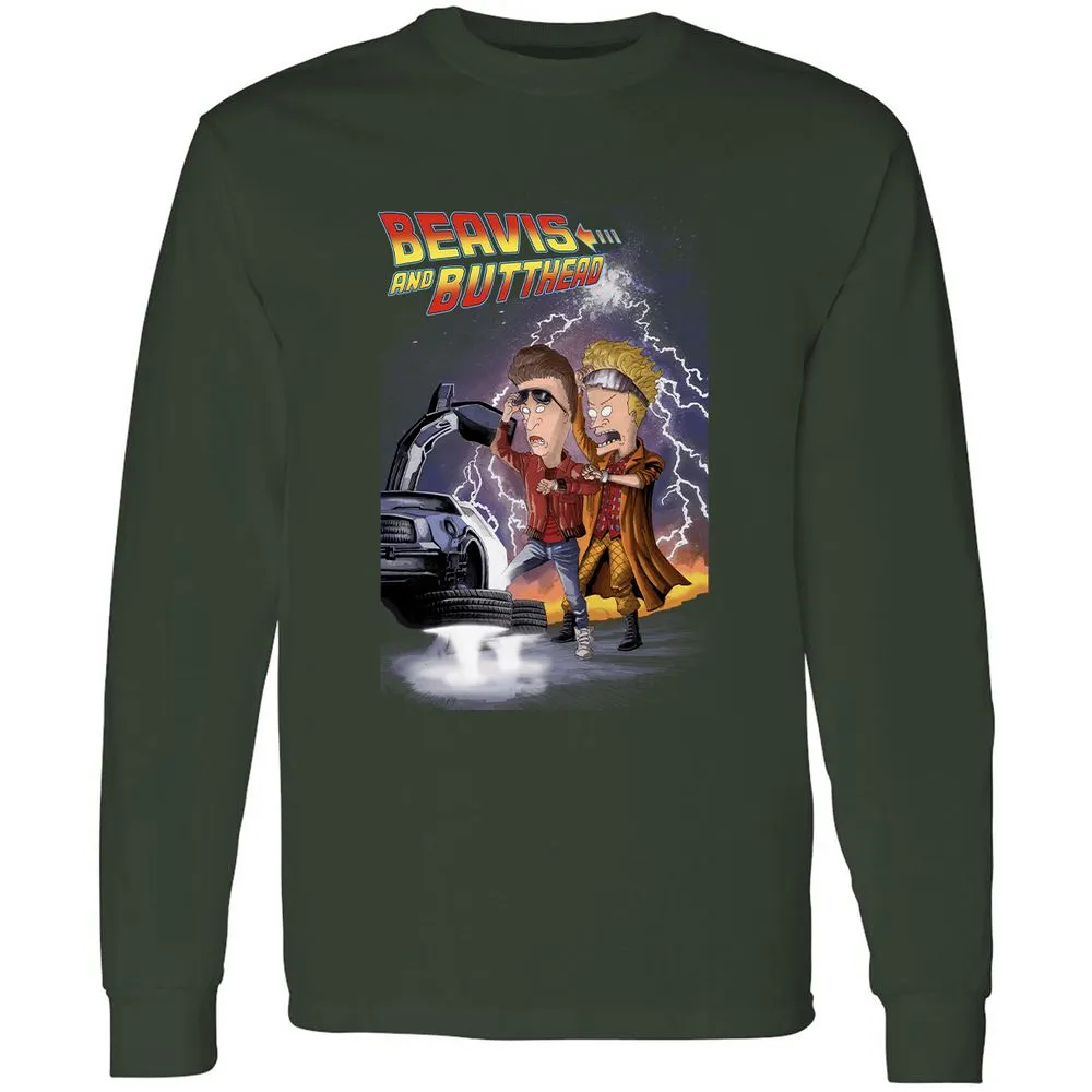 Long Sleeve T-Shirt - BJA8Y7GQ - Forest Green - 4
