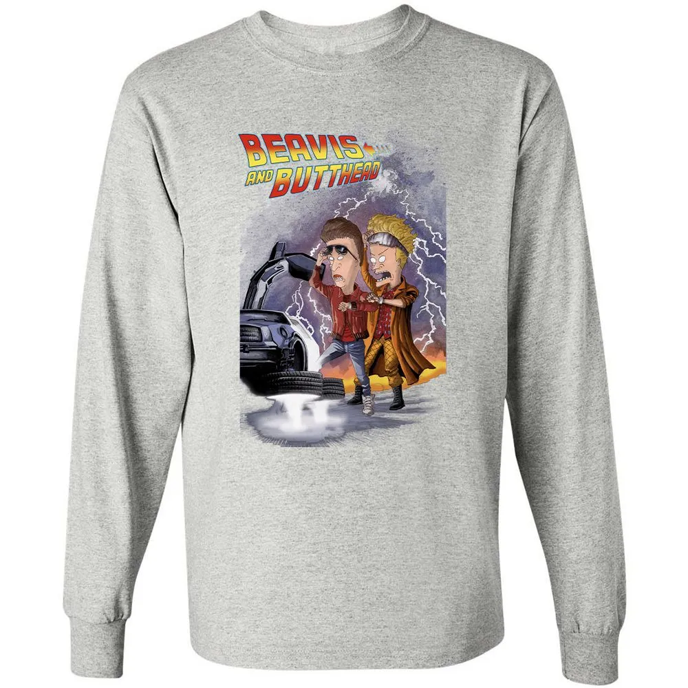 Long Sleeve T-Shirt - BJA8Y7GQ - Ash - 7