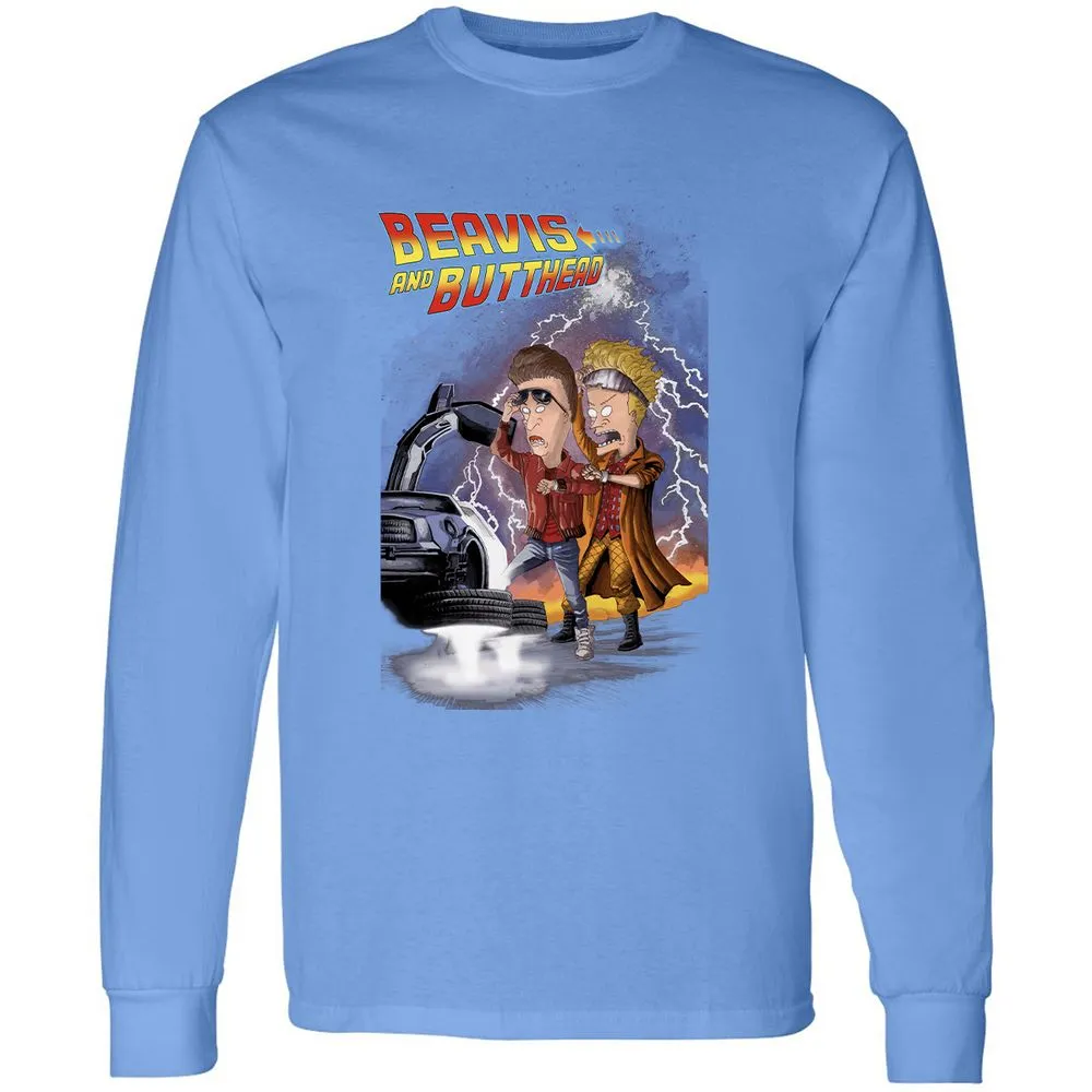 Long Sleeve T-Shirt - BJA8Y7GQ - Carolina Blue - 12