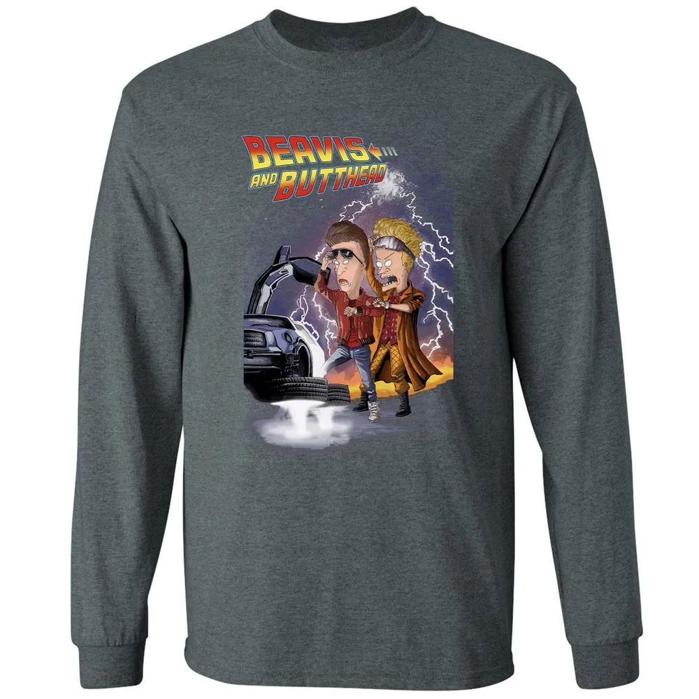 Long Sleeve T-Shirt - BJA8Y7GQ - Dark Heather - 15