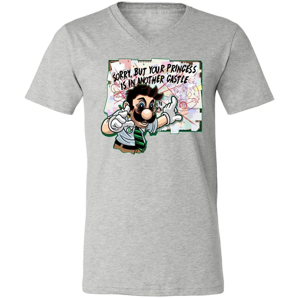 Unisex V-Neck T-Shirt - 34G91UM3 - Athletic Heather - 7