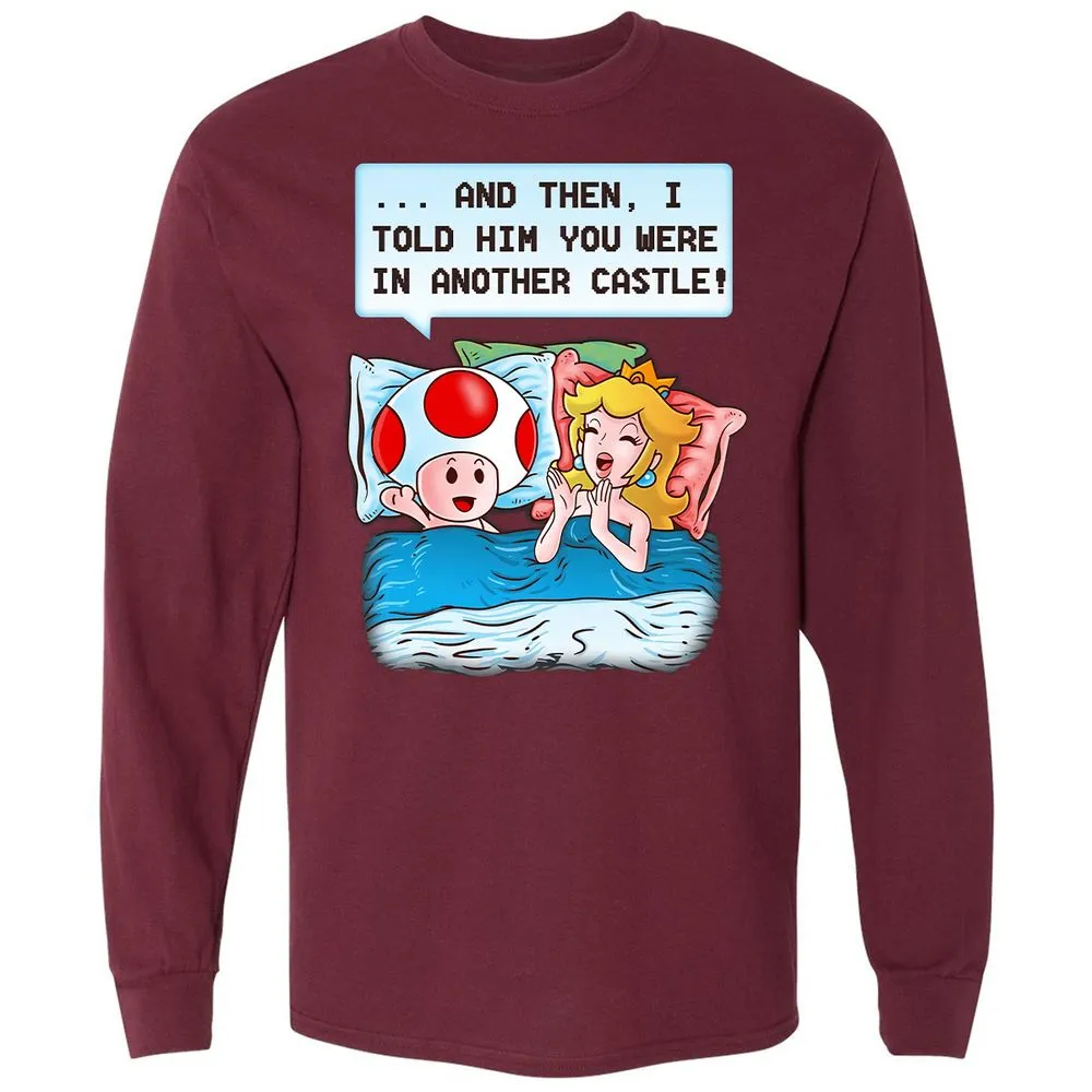 Long Sleeve T-Shirt - FLRZYS4H - Maroon - 11