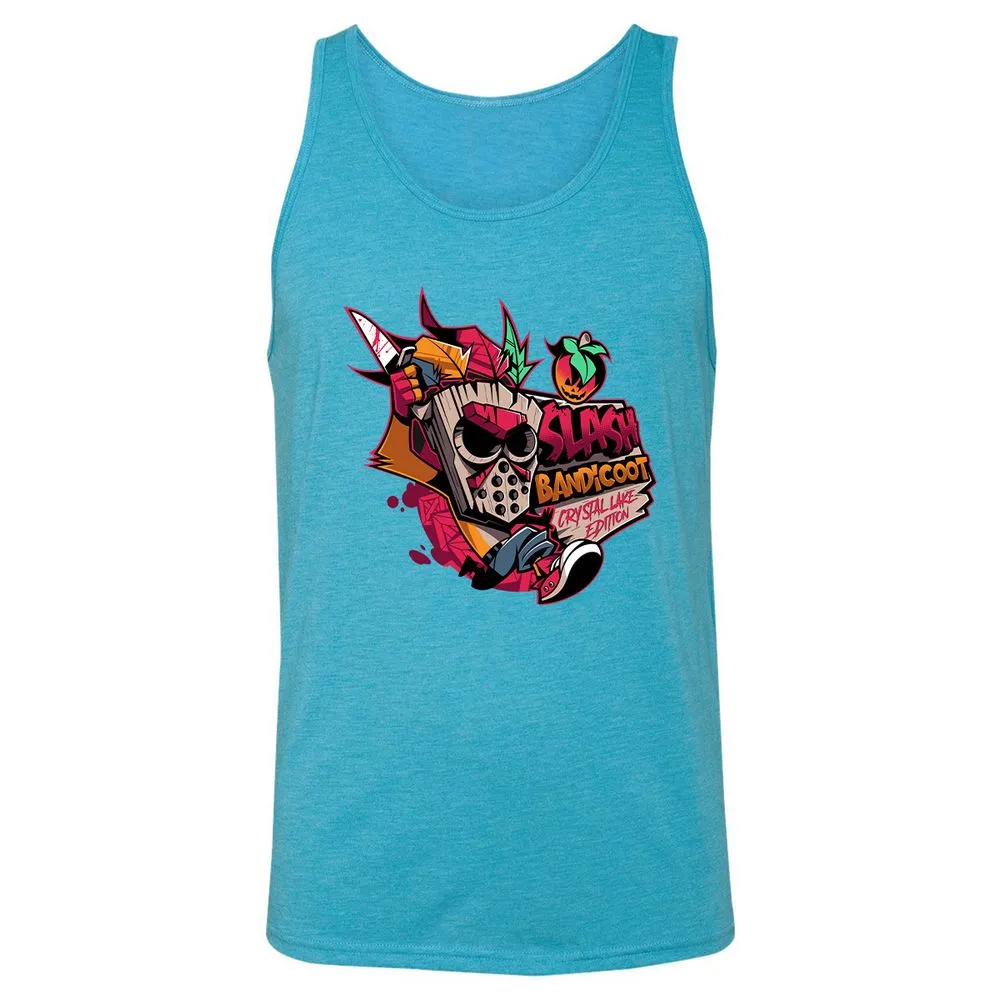 Unisex Jersey Tank - RBYRWCAF - Aqua Triblend - 3