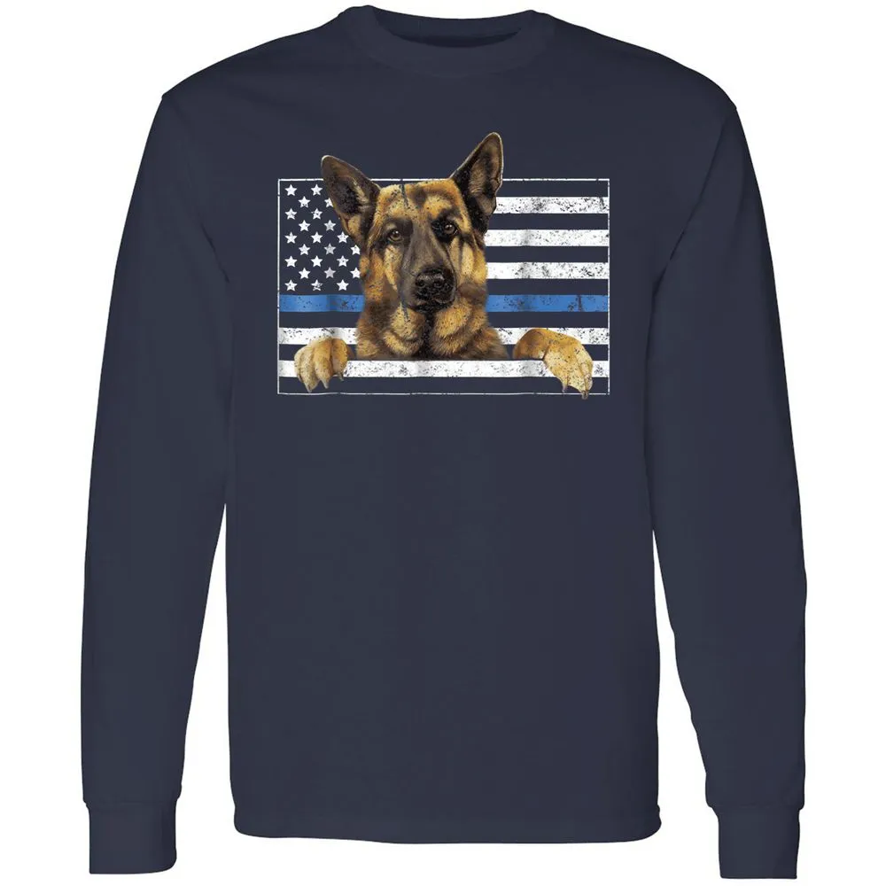 Long Sleeve T-Shirt - 7QEP6SCA - Navy - 2
