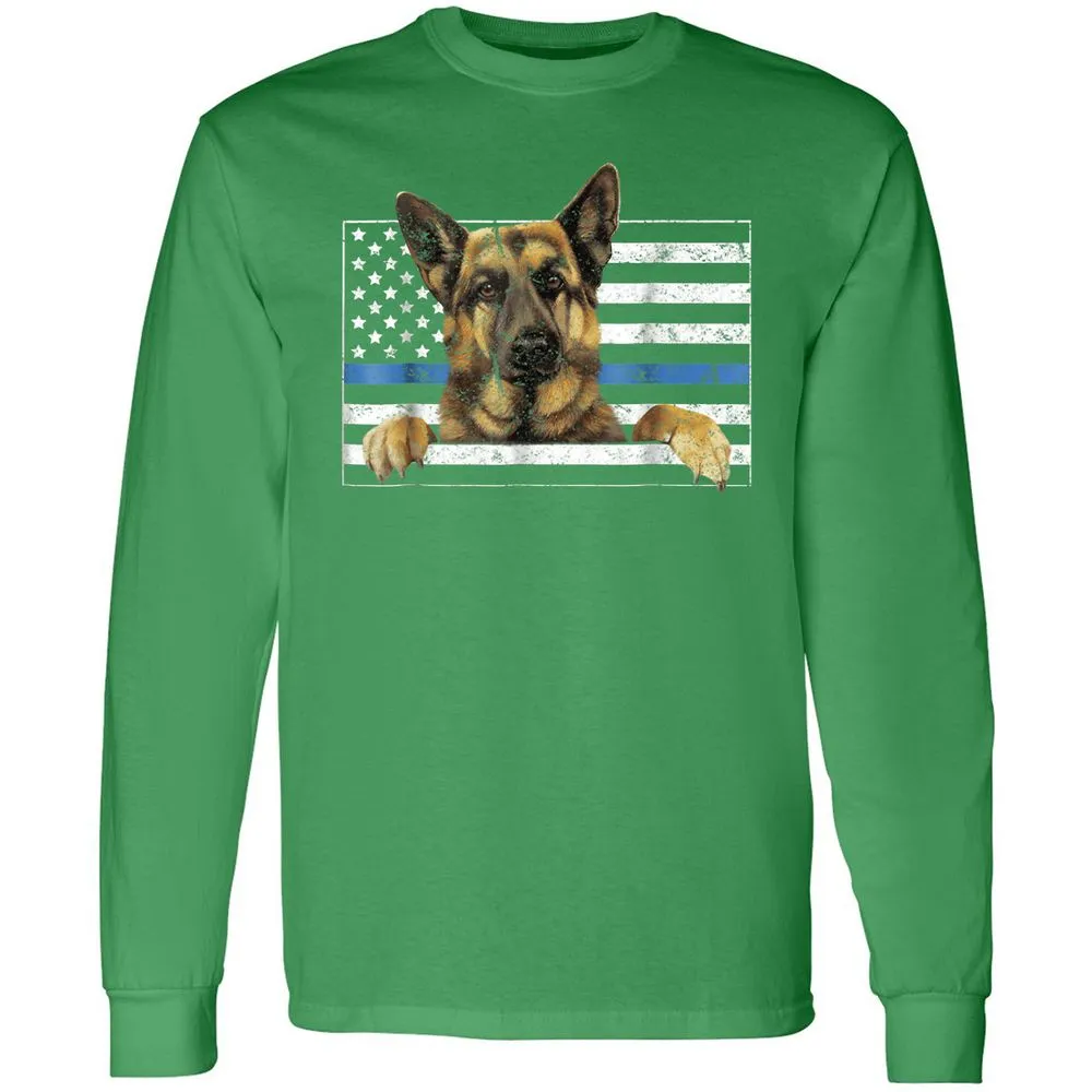 Long Sleeve T-Shirt - 7QEP6SCA - Irish Green - 10
