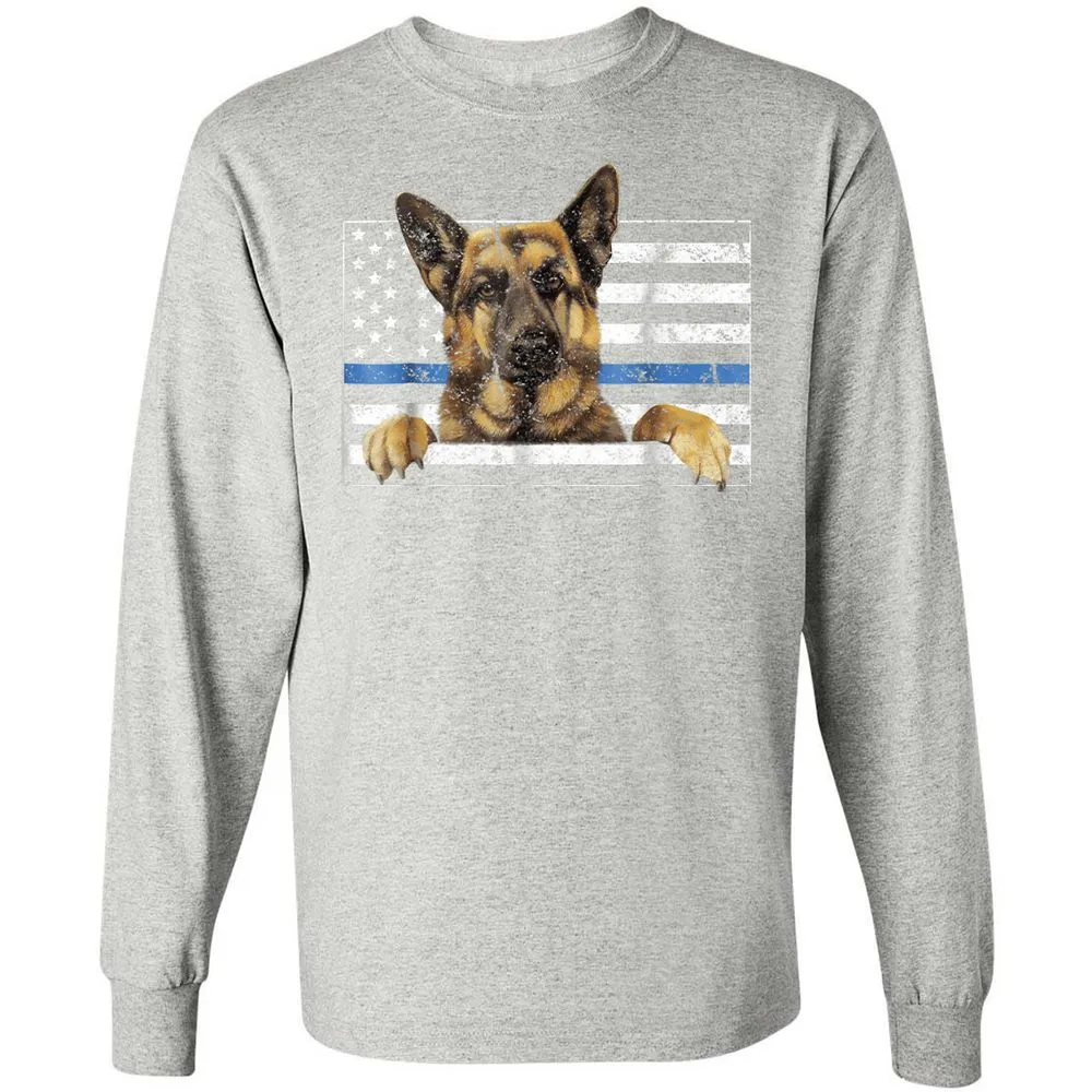 Long Sleeve T-Shirt - 7QEP6SCA - Ash - 7