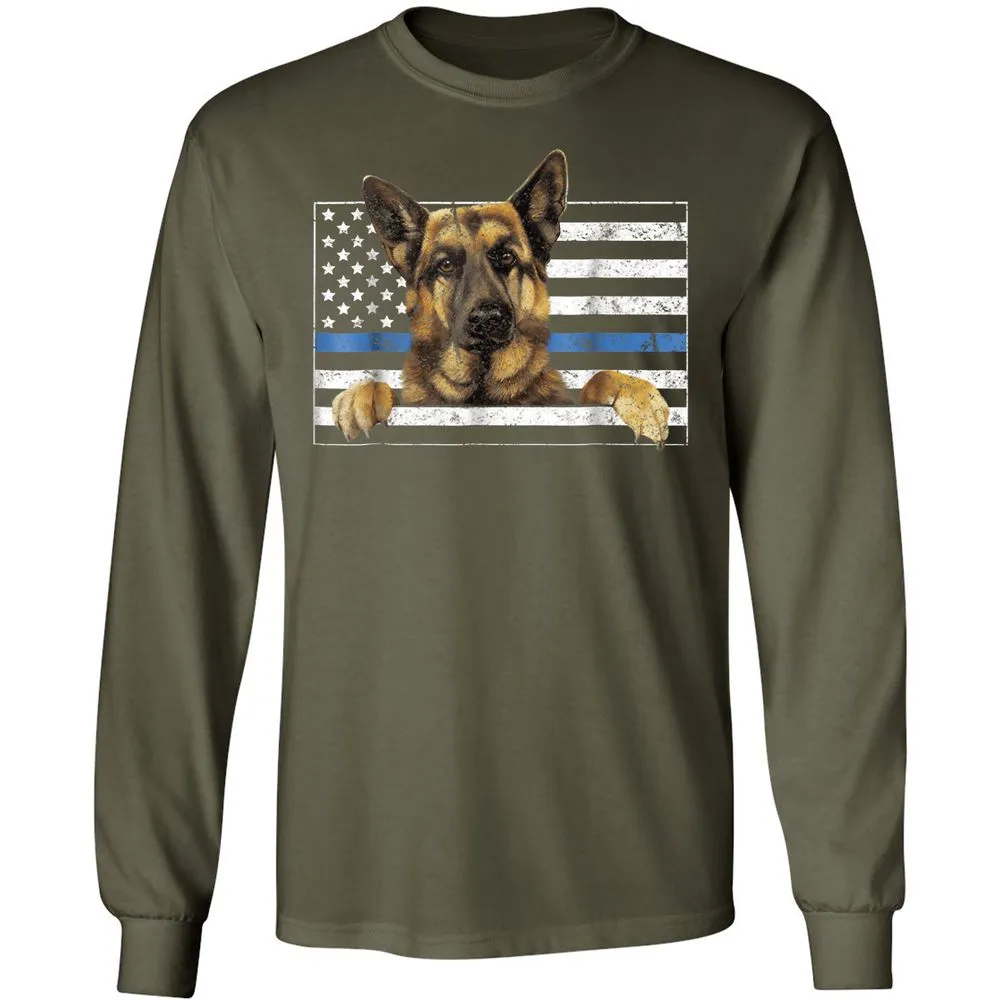 Long Sleeve T-Shirt - 7QEP6SCA - Military Green - 16
