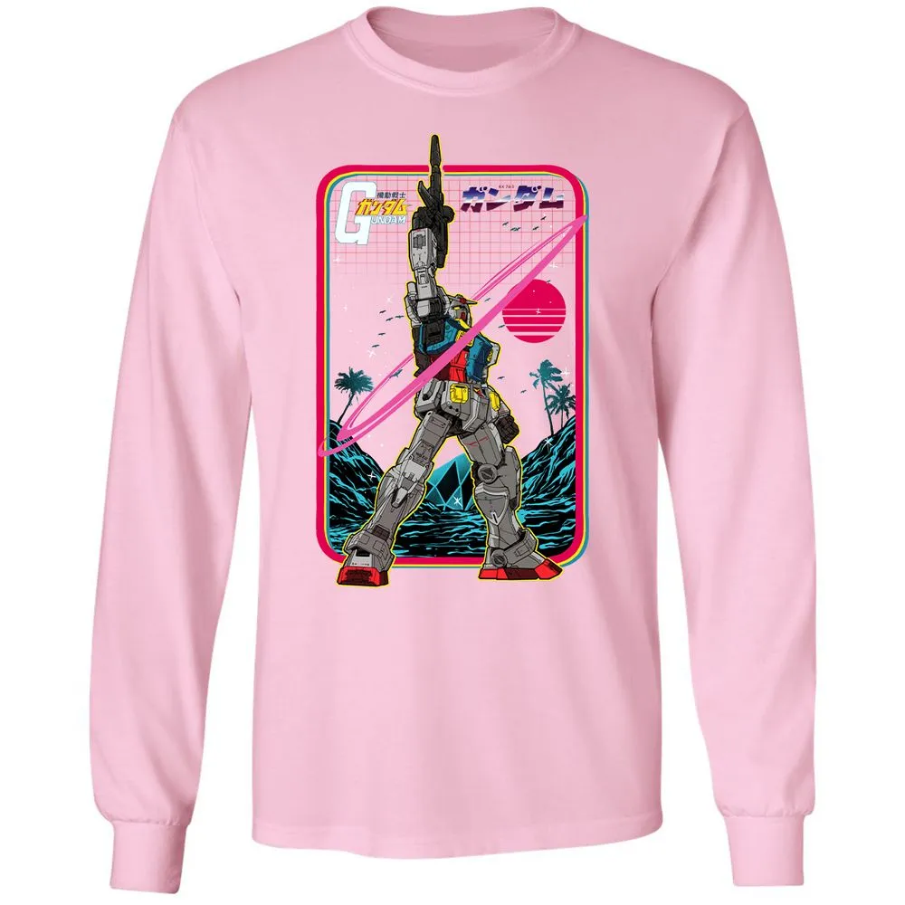 Long Sleeve T-Shirt - CVKQEWF9 - Light Pink - 3