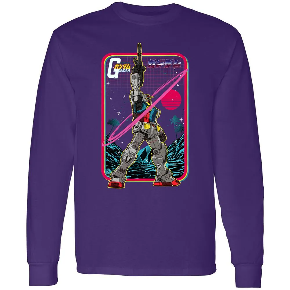 Long Sleeve T-Shirt - CVKQEWF9 - Purple - 13