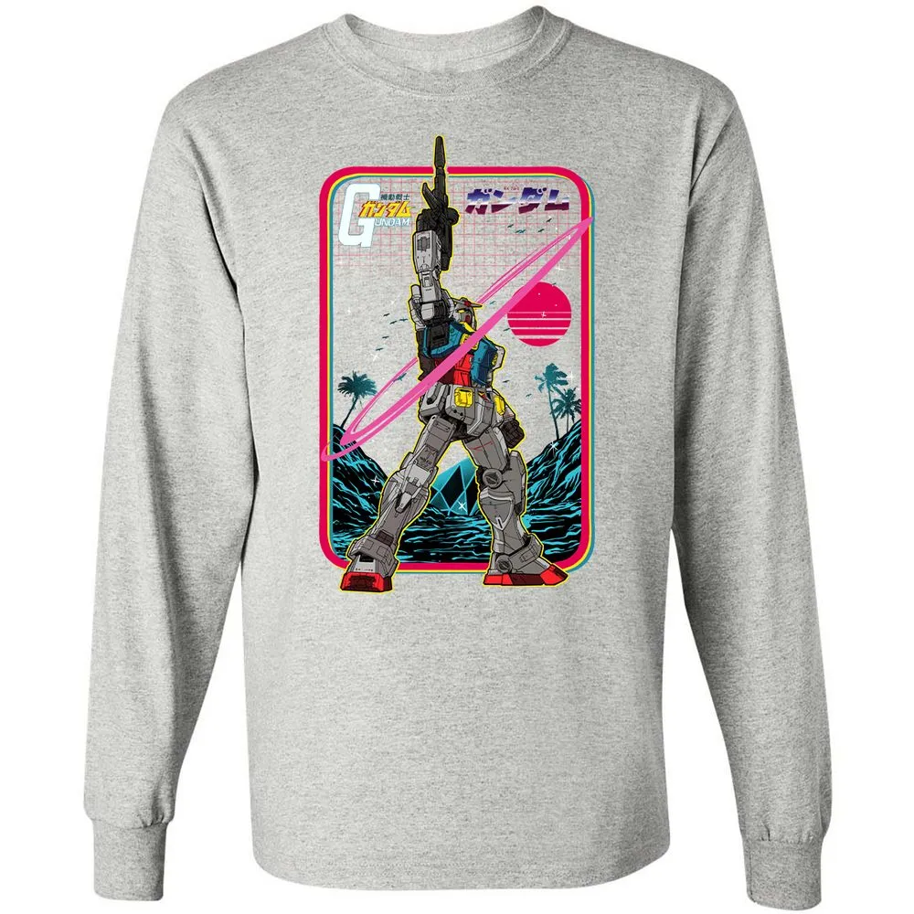 Long Sleeve T-Shirt - CVKQEWF9 - Ash - 7