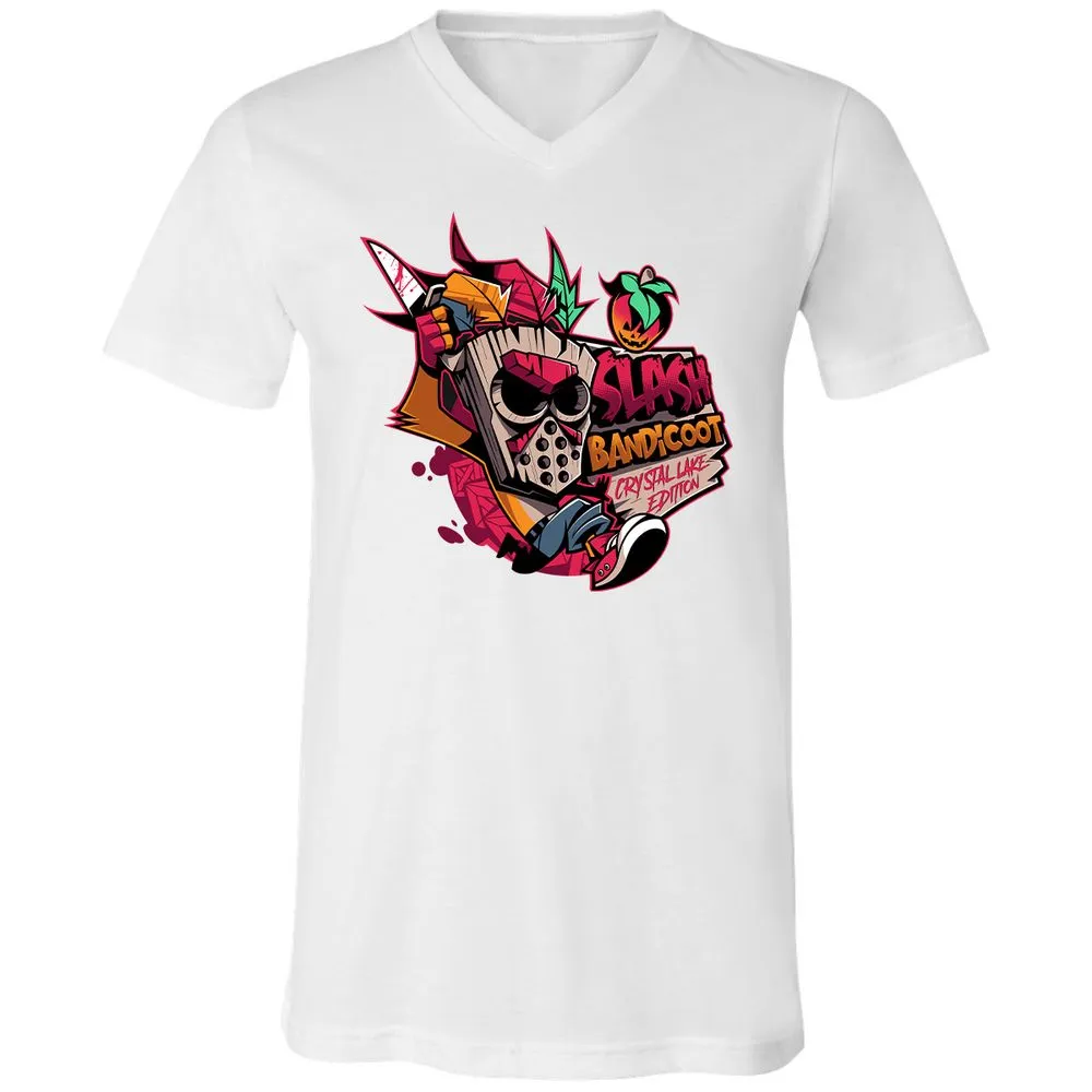 Unisex V-Neck T-Shirt - 9KWYY1KK - White - 5