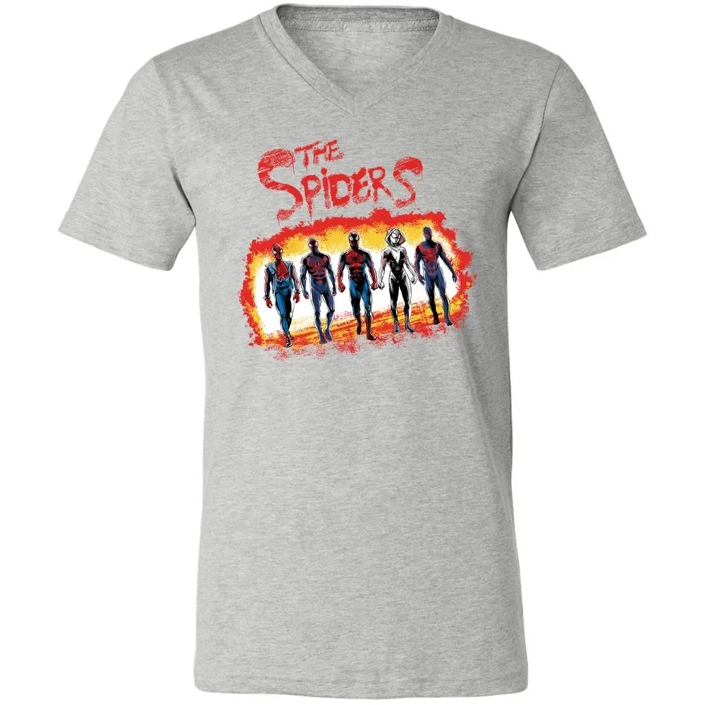 Unisex V-Neck T-Shirt - 6V7BQMEZ - Athletic Heather - 7