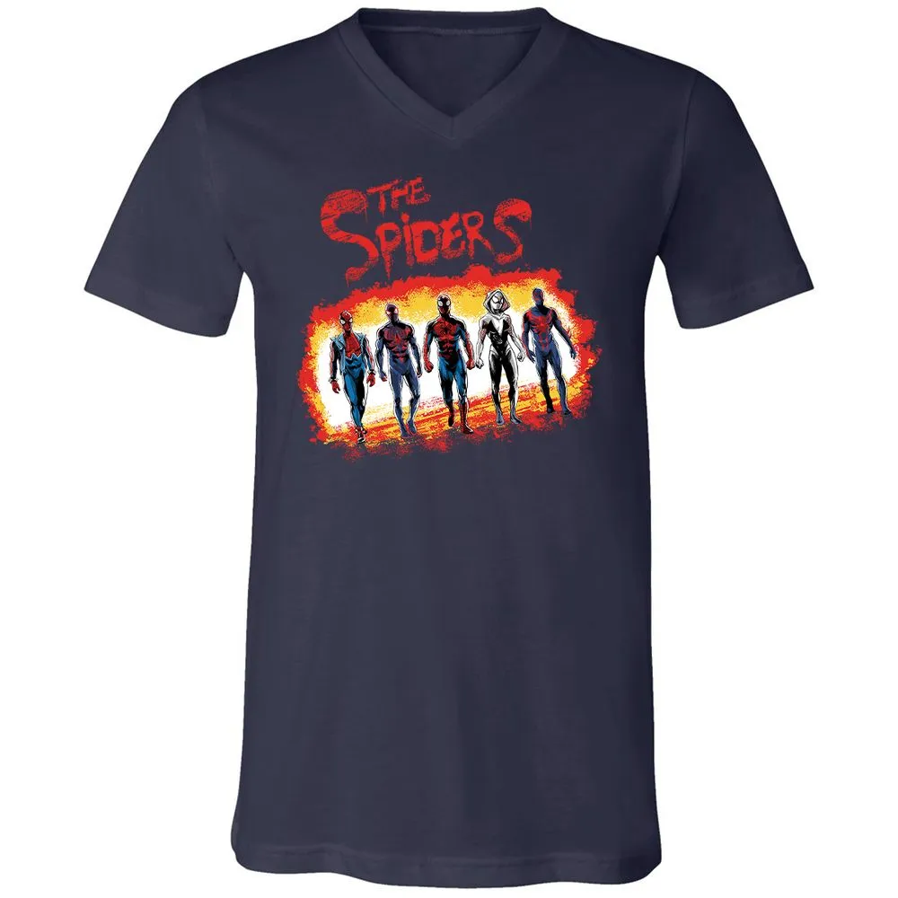 Unisex V-Neck T-Shirt - 6V7BQMEZ - Navy - 2