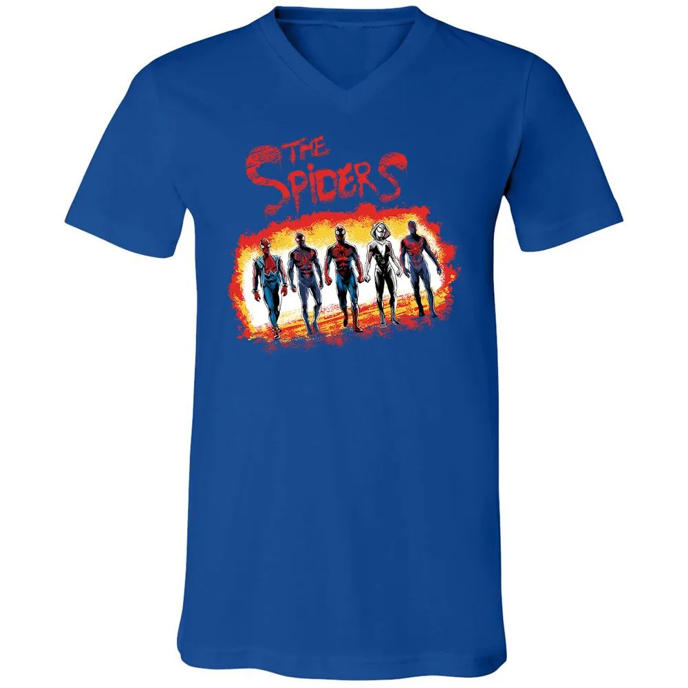 Unisex V-Neck T-Shirt - 6V7BQMEZ - True Royal - 4