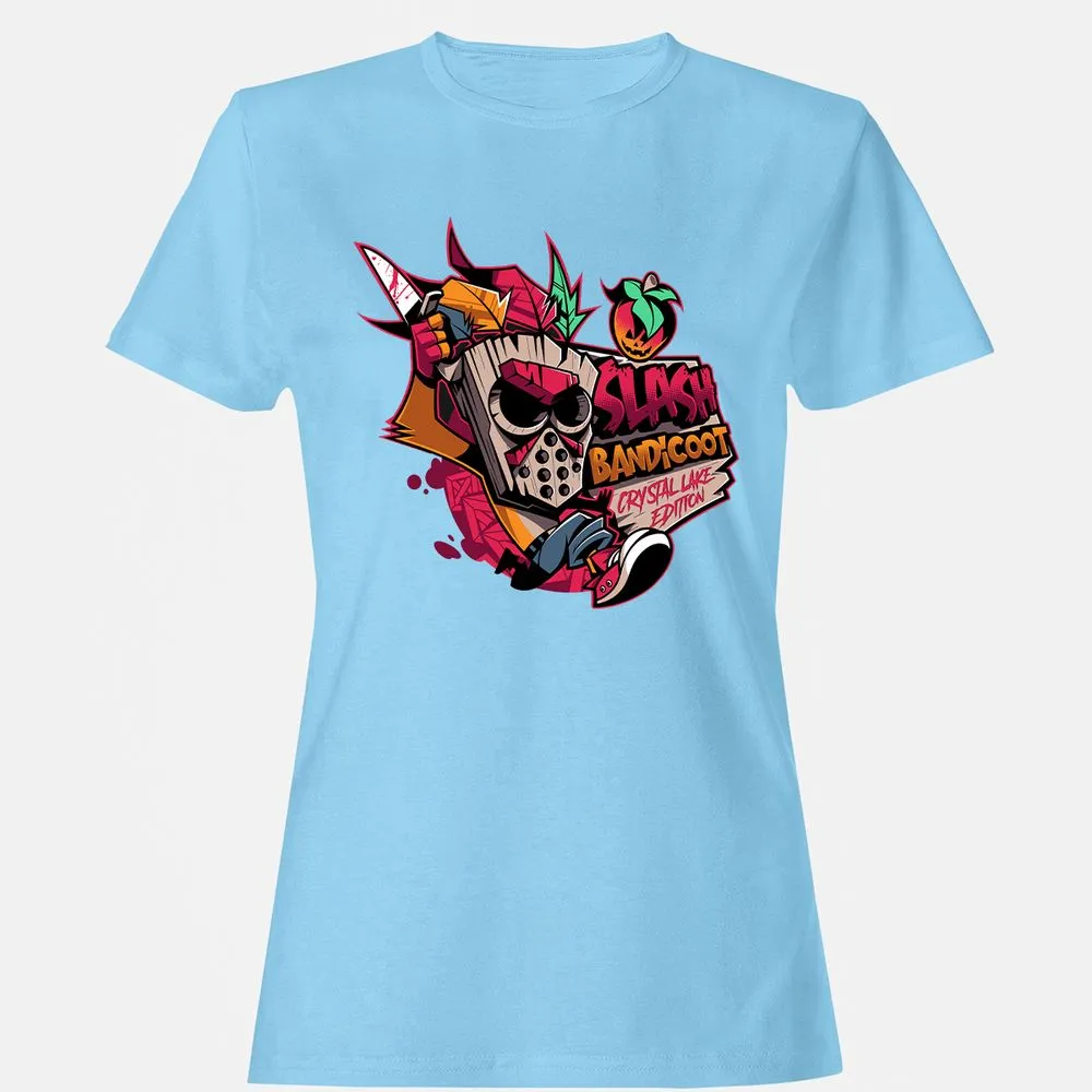 Women's T-Shirt - EX7QDLTH - Light Blue - 8