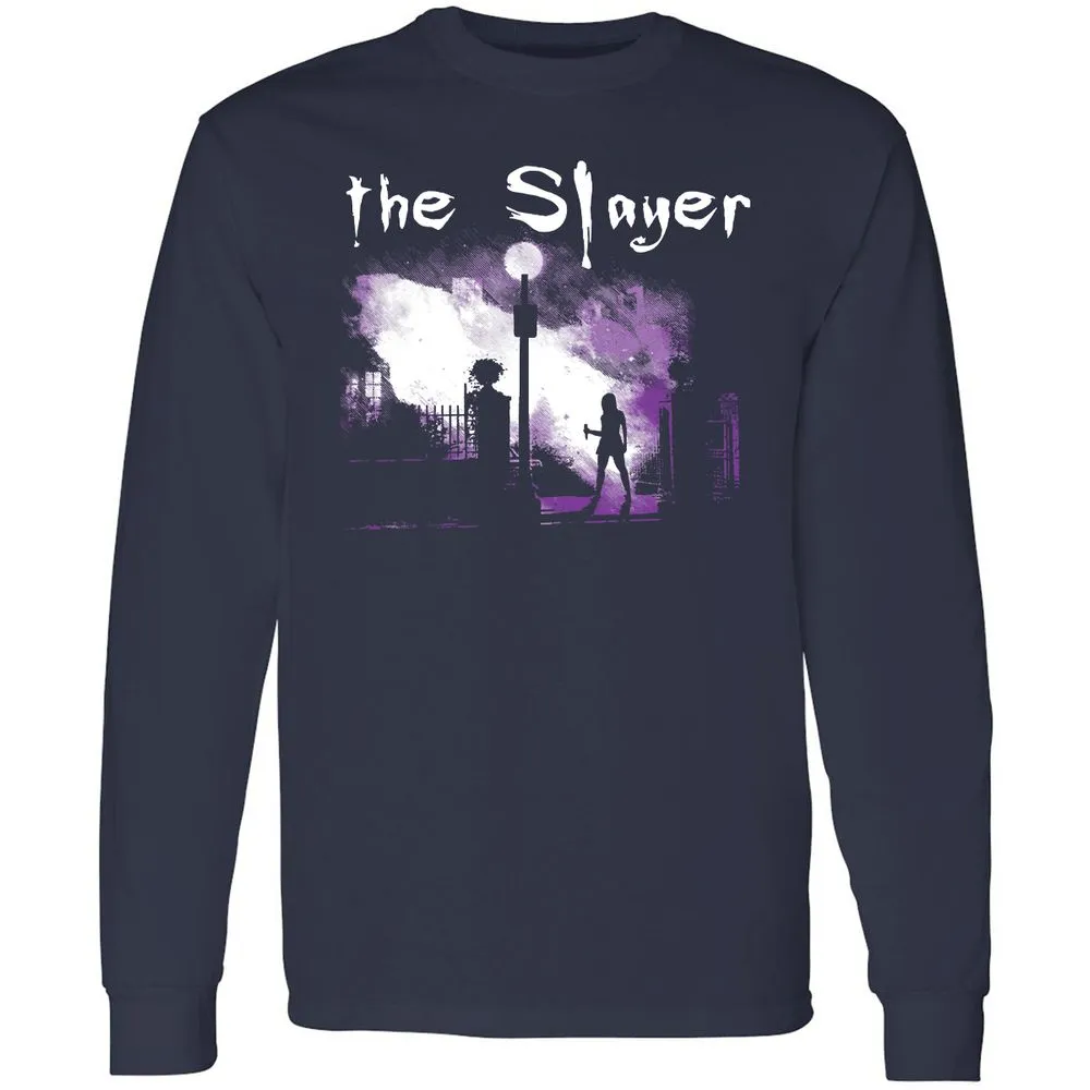 Long Sleeve T-Shirt - 75FSY3KQ - Navy - 2