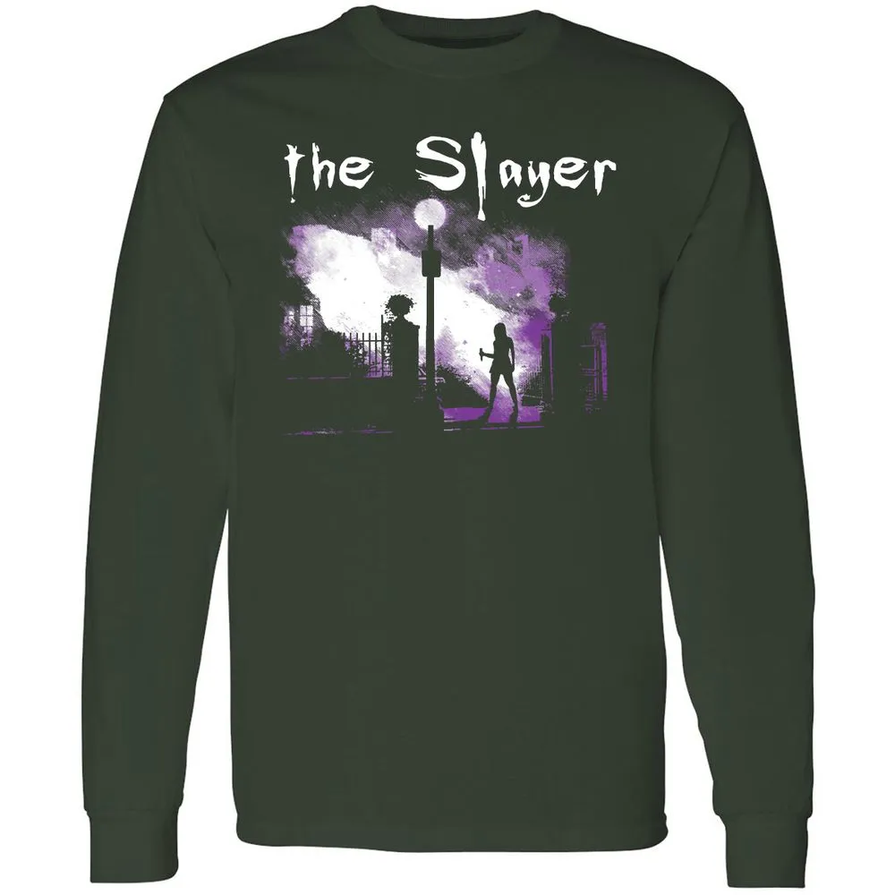 Long Sleeve T-Shirt - 75FSY3KQ - Forest Green - 4