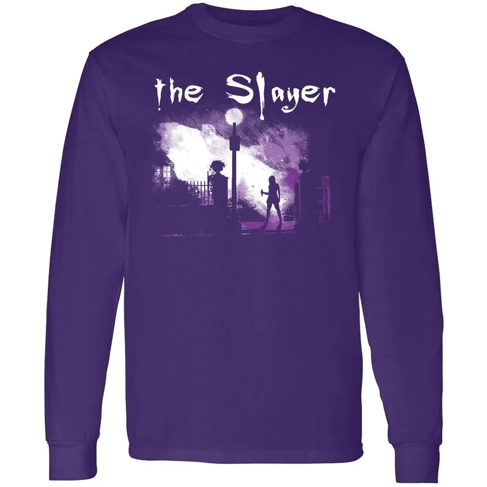 Long Sleeve T-Shirt - 75FSY3KQ - Purple - 13