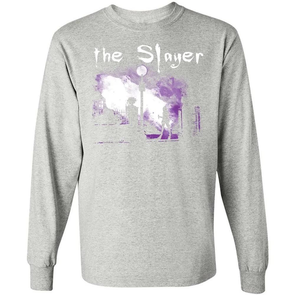 Long Sleeve T-Shirt - 75FSY3KQ - Ash - 7