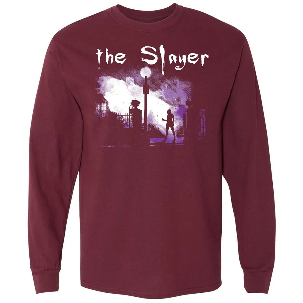 Long Sleeve T-Shirt - 75FSY3KQ - Maroon - 11