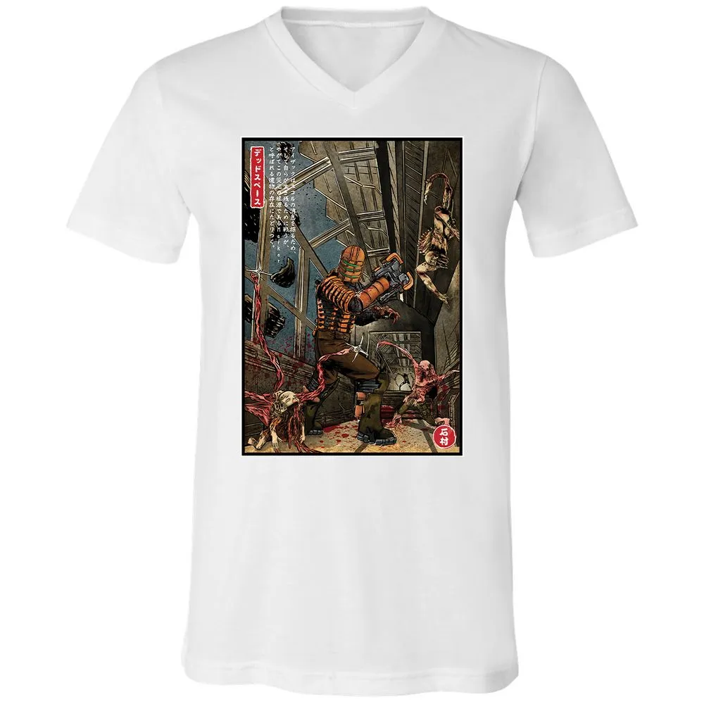 Unisex V-Neck T-Shirt - WCFL5KR1 - White - 5