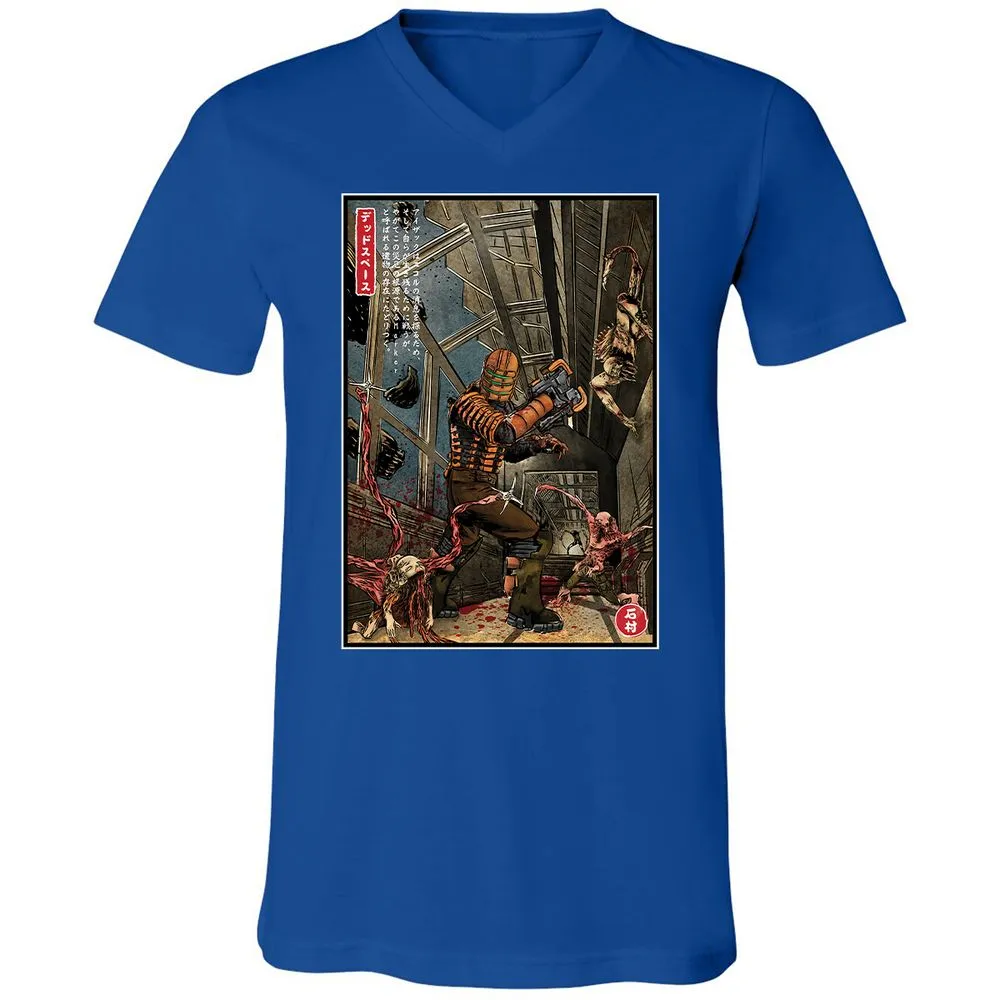 Unisex V-Neck T-Shirt - WCFL5KR1 - True Royal - 4