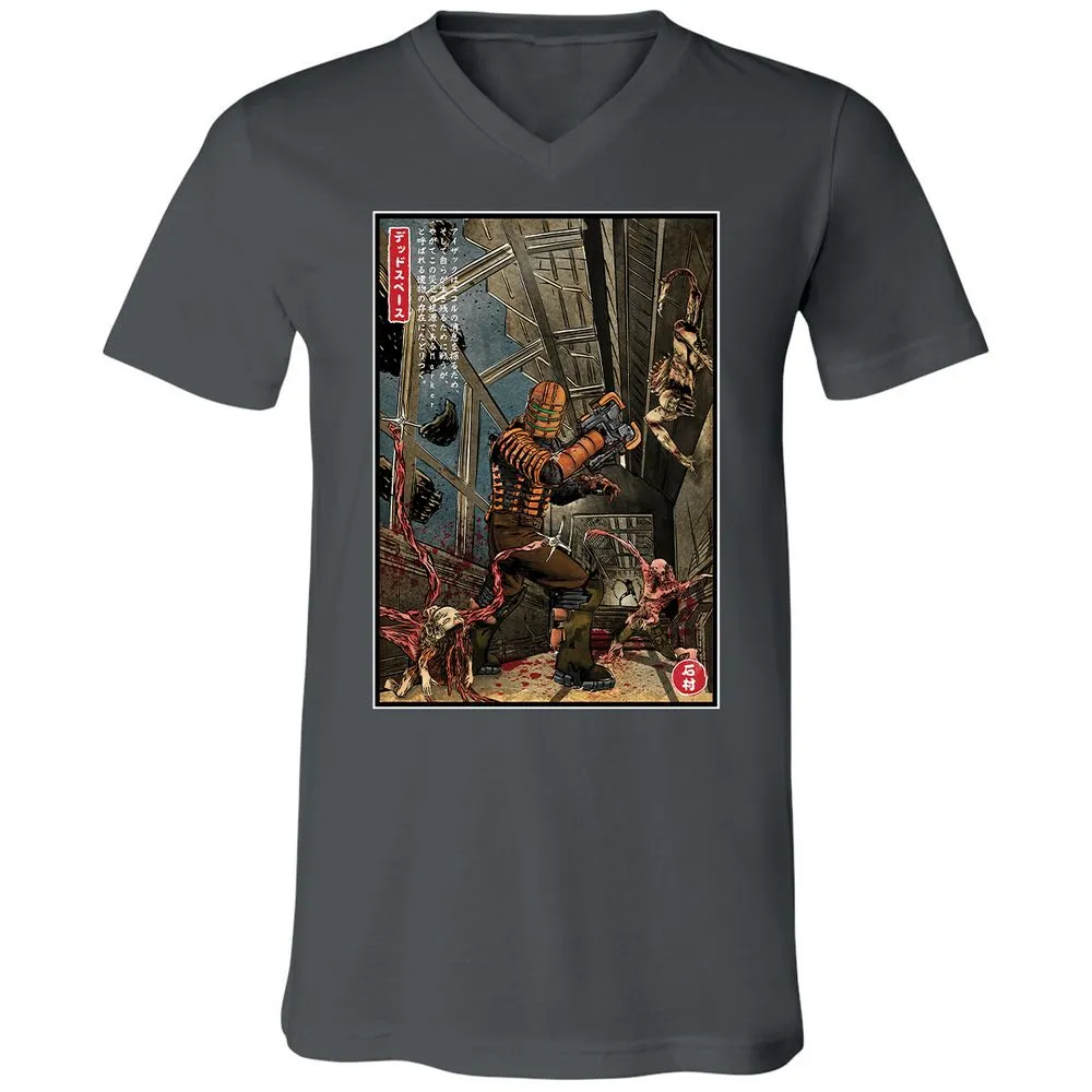 Unisex V-Neck T-Shirt - WCFL5KR1 - Asphalt - 12