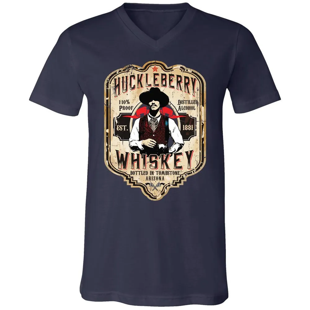 Unisex V-Neck T-Shirt - 2D9RNFH2 - Navy - 2