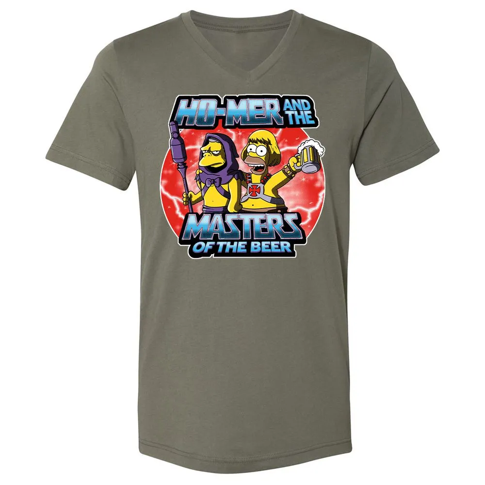 Unisex V-Neck T-Shirt - UE5557KE - Military Green - 10